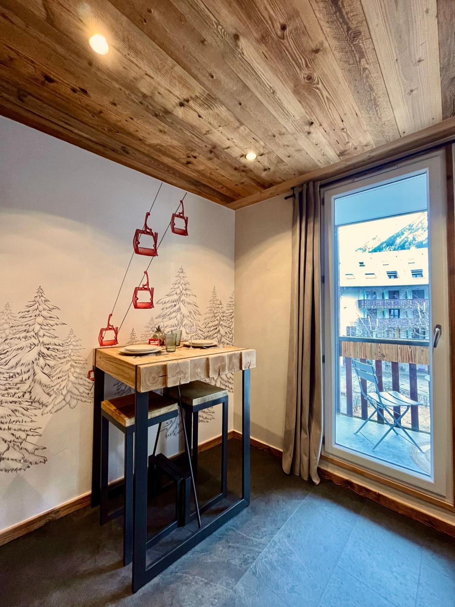 Apartmán Le Nid De L'Aiguille - Au Pied De L'Aiguille Du Midi Chamonix Exteriér fotografie